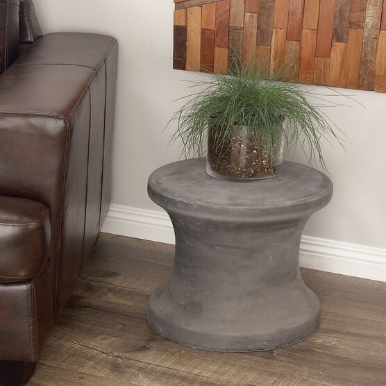 Black Fiber Clay Industrial Stool, , alternate image number null
