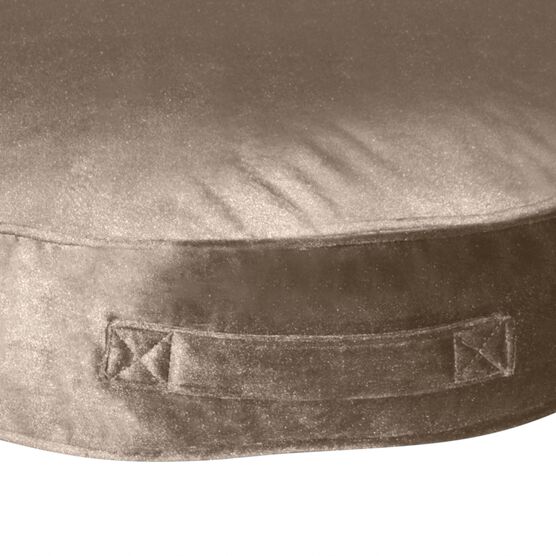 Panne Velvet Round Floor Pillow , , alternate image number null