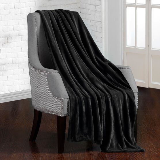 Plush 15lb Weighted Blanket with Washable Cover , , alternate image number null