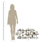 Wood and Metal Modern Shapes Wall Centerpiece, , alternate image number null