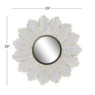 Black Contemporary Metal Wall Mirror, , alternate image number null