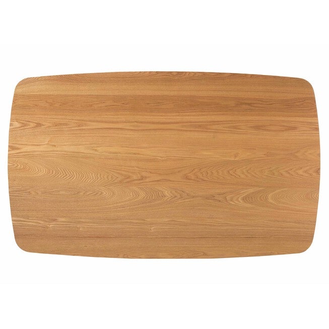 Flora Mid-Century Modern Black Finished Wood Dining Table, , alternate image number null