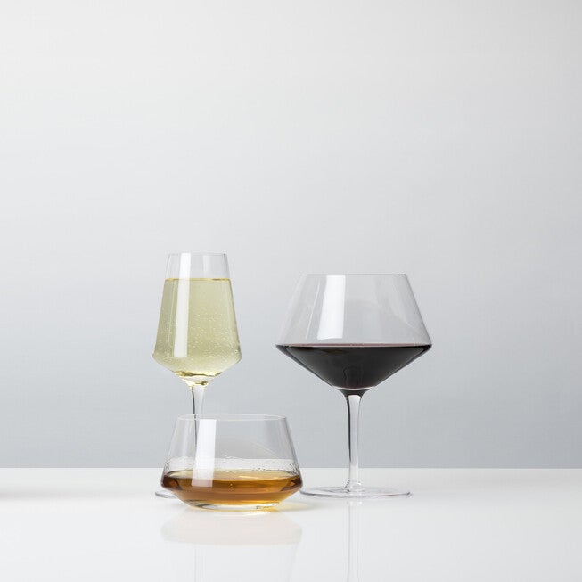 Angled Crystal Champagne Flutes, , alternate image number 3