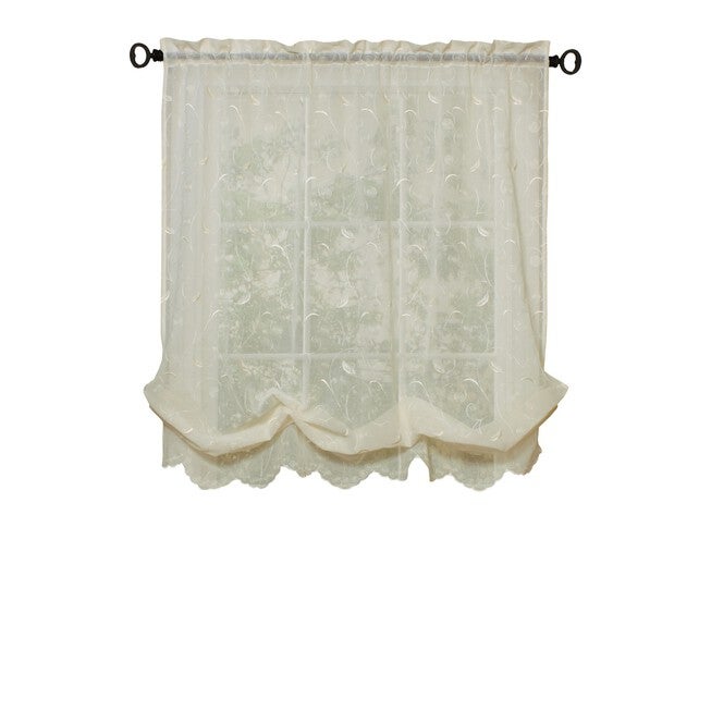 Hathaway Sheer Rod Pocket Curtain Panel, , on-hover image number 1