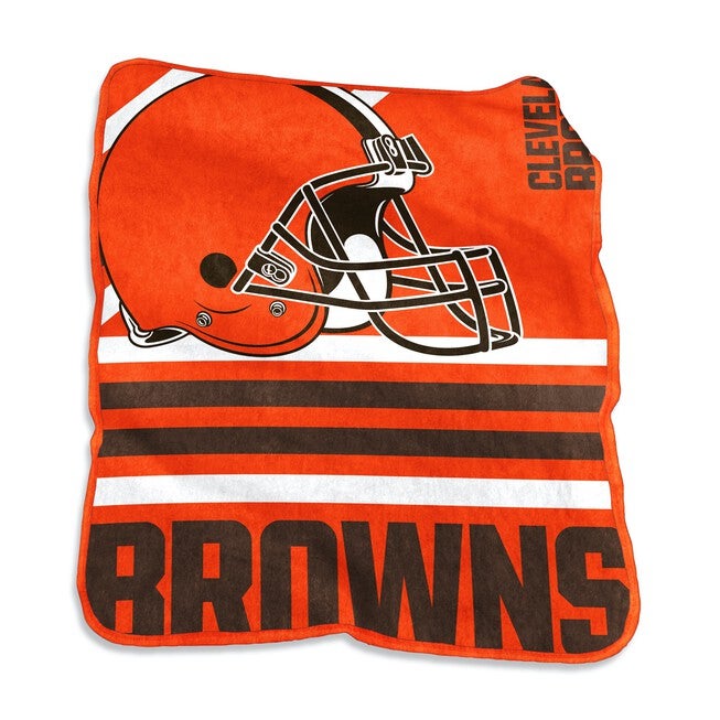 Cleveland Browns Raschel Throw Home Textiles, MULTI, hi-res image number null