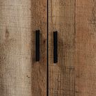 Cyrille Farmhouse Rustic Finished Wood 4-Door Shoe Cabinet Furniture, , alternate image number null