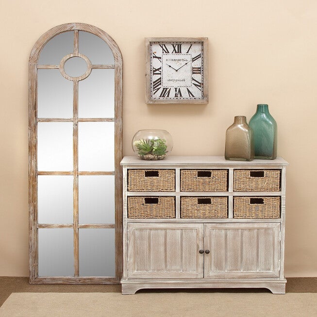 Brown Traditional Wood Storage Unit, 35 x 38, , alternate image number null