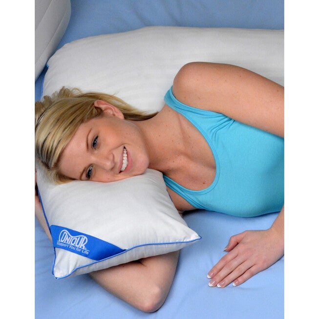 Contour® L-Pillow, WHITE, hi-res image number null