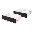 Select Storage Drawers – Set of 2 on Wheels, , alternate image number null