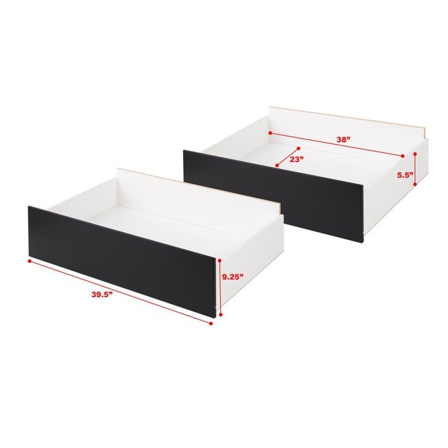 Select Storage Drawers – Set of 2 on Wheels, , alternate image number 3