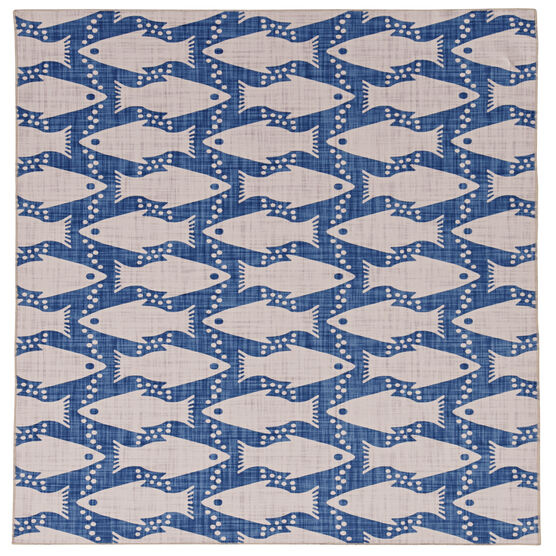 Washable Seabourne Ivory/Blue Rug, IVORY, hi-res image number null