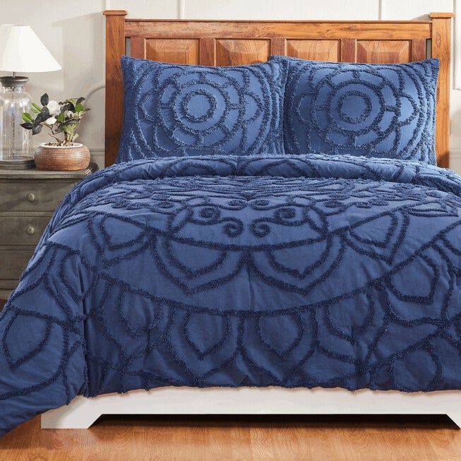 Cleo Comforter Set Collection, NAVY, hi-res image number 0