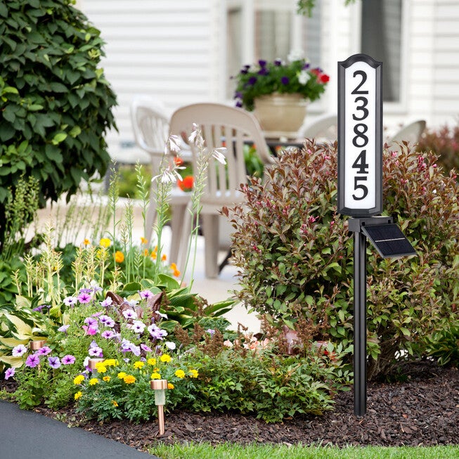 SolarSOLutions™ Aurora Solar LED Address Post, , alternate image number 6