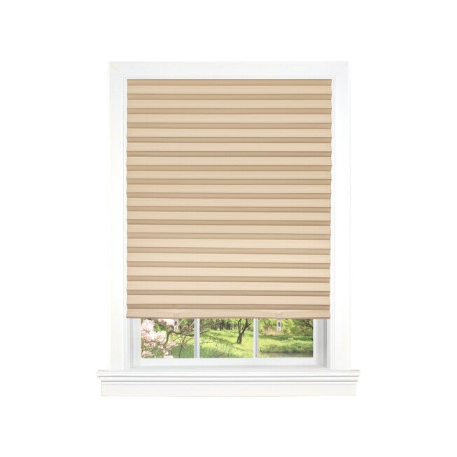 Cordless 1 2 3 Vinyl Room Darkening Pleated Window Shade, , alternate image number 3