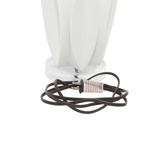 White Polystone Coastal Accent Lamp, , alternate image number null