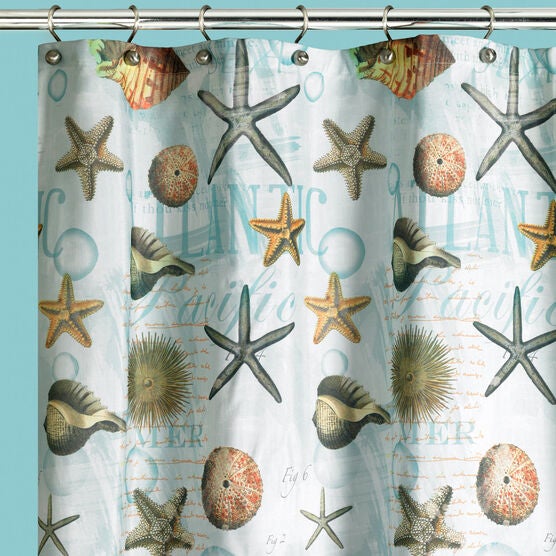 Atlantic Shower Curtain, MULTI Atlantic Shower Curtain, MULTI