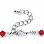 Silver Tone Graduated Necklace & Earring Set Simulated 18" plus 2" ext, , on-hover image number null