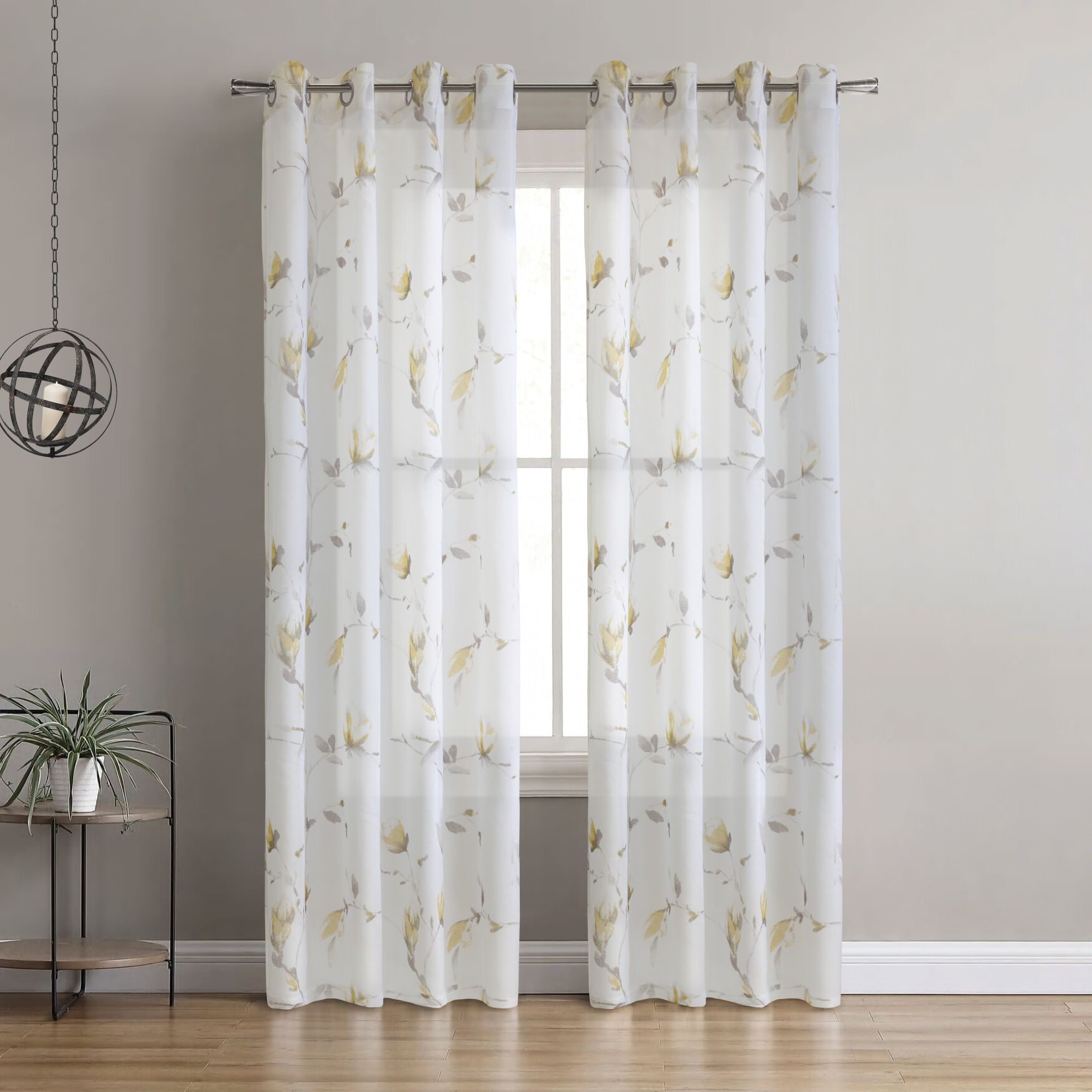 Habitat Symphony Indoor Single Grommet Curtain Panel, , alternate image number 5