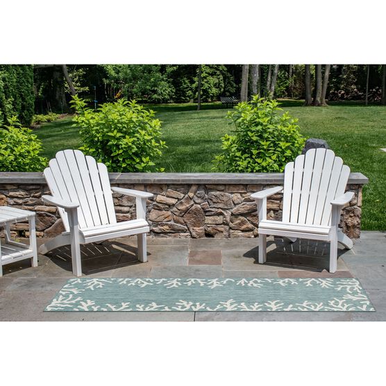 Liora Manne Carmel Coral Border Indoor/Outdoor Rug 23"X7'6", , alternate image number null
