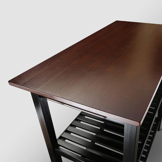 Kitchen Island with Solid Wood Top, , alternate image number null