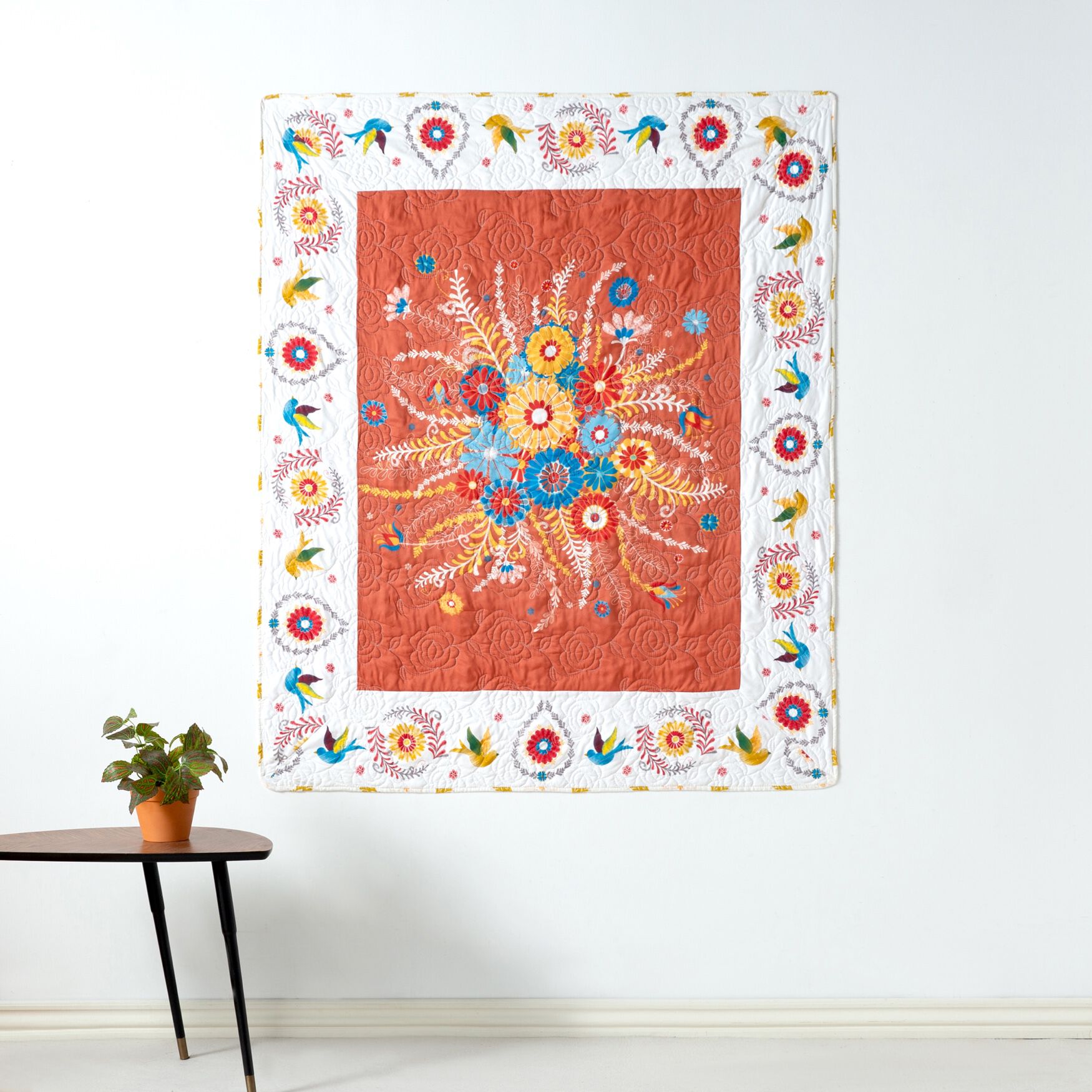 Topanga Boho Quilted Throw Blanket, , alternate image number 5