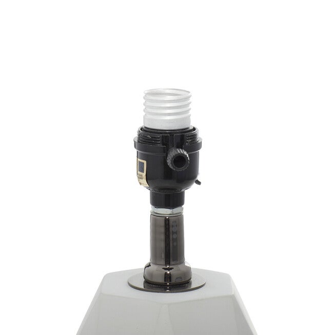 Light Grey Ceramic Transitional Table Lamp, , alternate image number 6