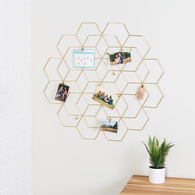 Photo Display with Clips, GOLD, hi-res image number null