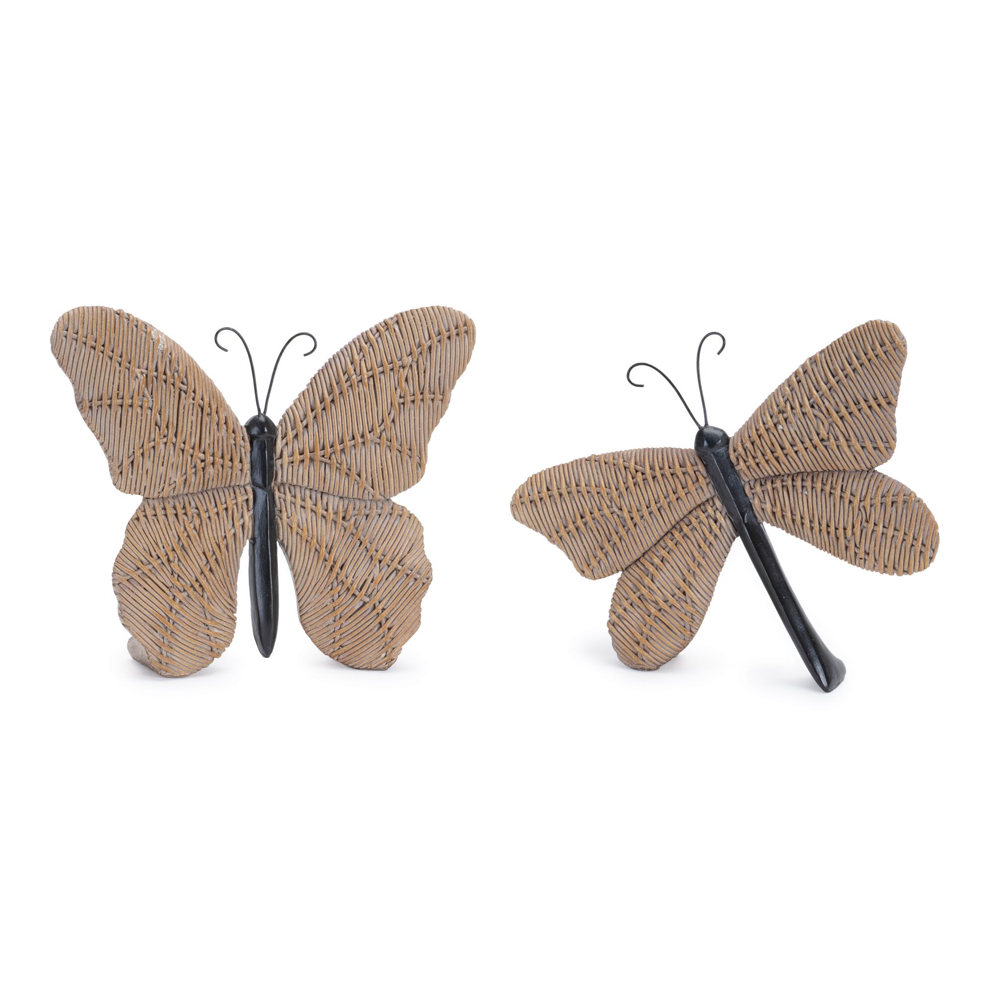 Wicker Design Butterfly and Dragonfly Shelf Sitter (Set of 4), UNKNOWN, hi-res image number 0