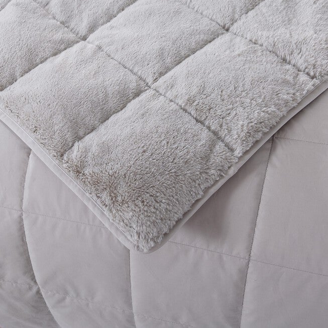 Cozy Down Reversible Blanket, , alternate image number 3