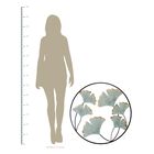 Gingko Flower Medallion Metal Wall Decor, , alternate image number null