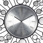 Black Glam Metal Wall Clock, , alternate image number null