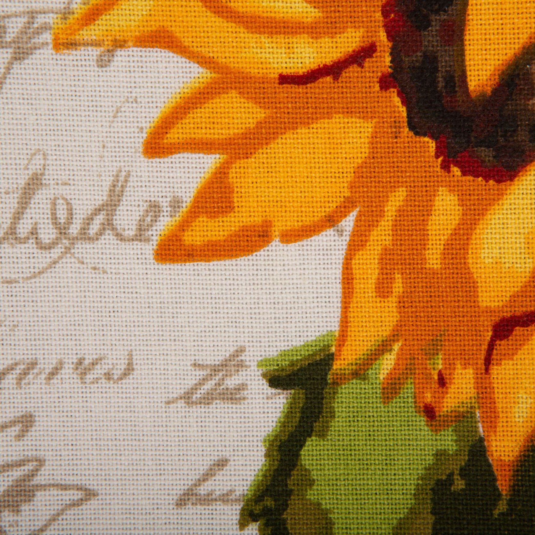 Rustic Sunflowers Printed Table Runner 14x72, , alternate image number 3