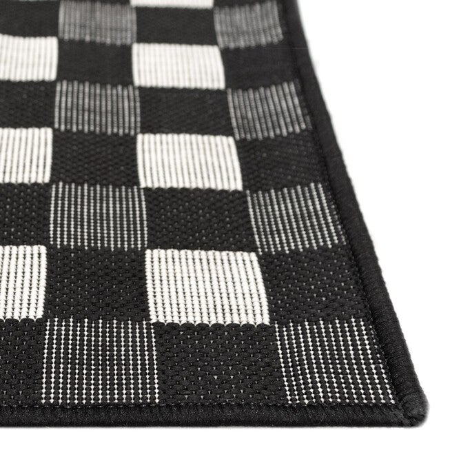 Liora Manne Carmel Gingham Indoor/Outdoor Rug 23 inchesX7 feet 6 inches, , alternate image number 3
