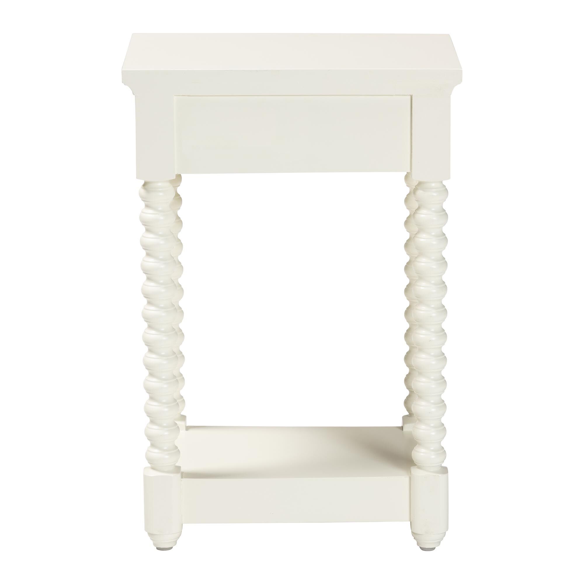Terentia Nightstand, WHITE, alternate image number 5