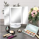 Tri-Fold Makeup Mirror With 3-Color Led Lighting, , alternate image number null