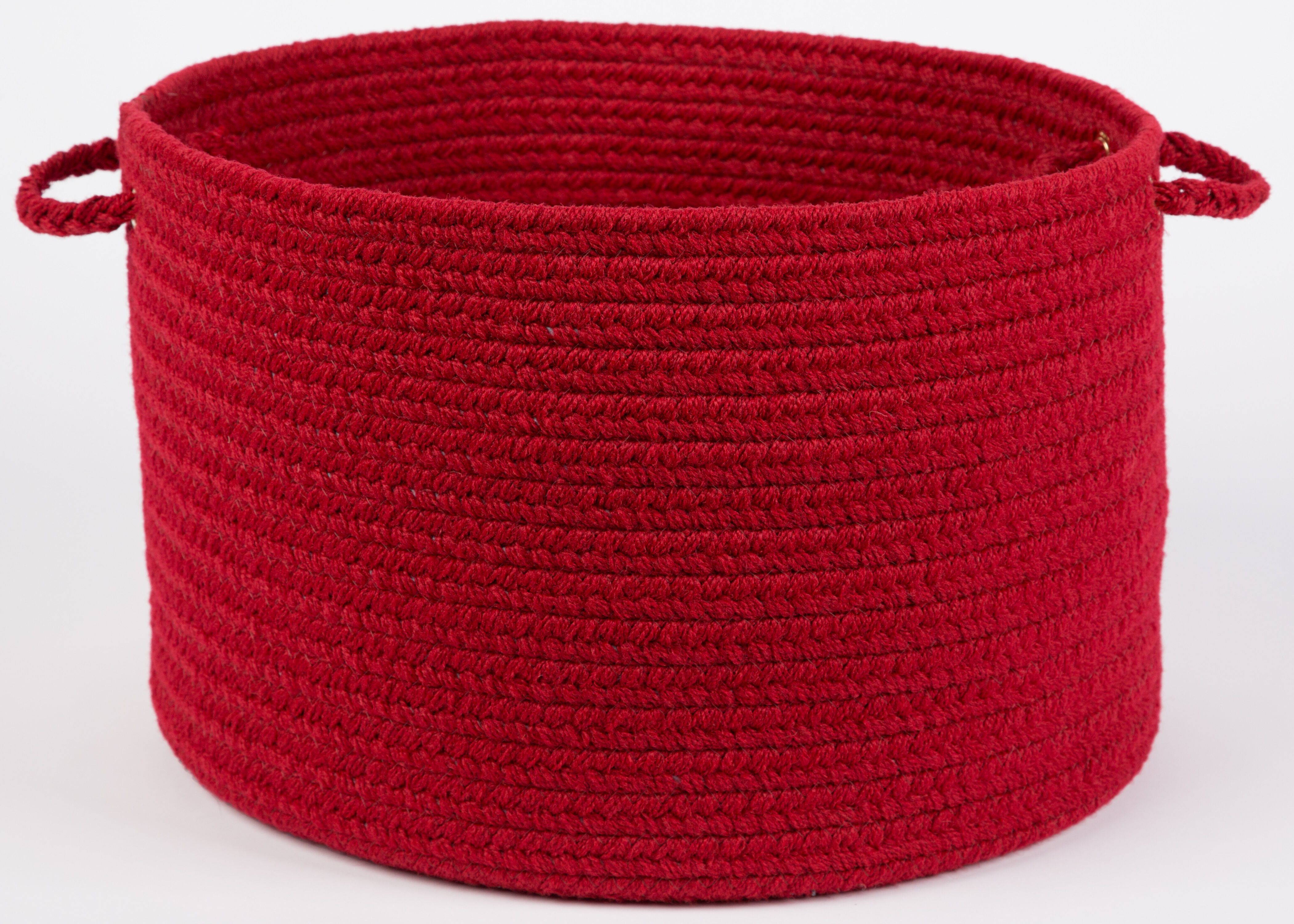 18" x 12" Braided Basket with Handles