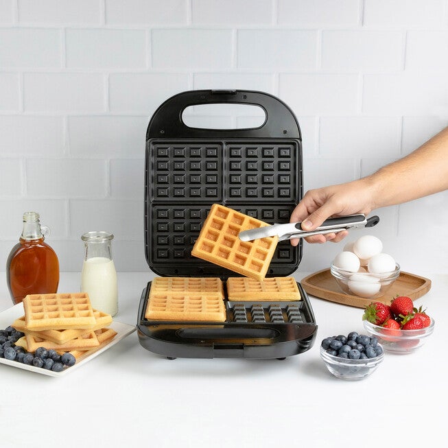 Kalorik Multi-Purpose Waffle, Grill & Sandwich Maker, Stainless Steel