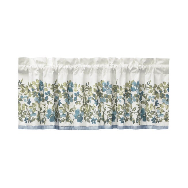 Evergreen Blue Window Straight Valance, BLUE, alternate image number null