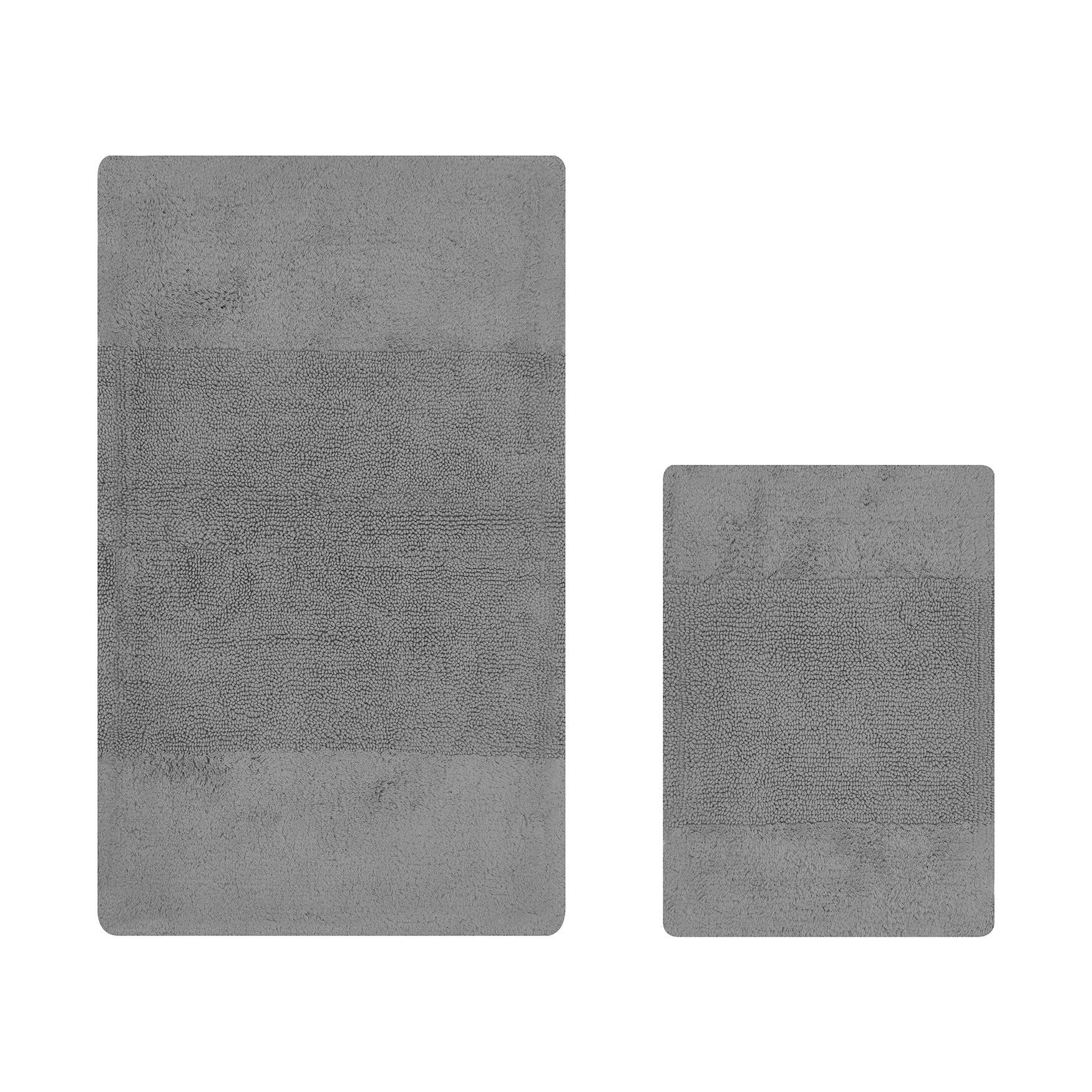 Granada Collection 100% Cotton 2 Piece (17" X 24" | 24" X 40") Bath Rug Set