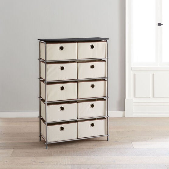 Eve 10-Drawer Soft Storage Cart , Eve 10-Drawer Soft Storage Cart ,