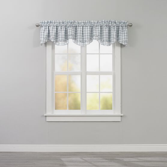 Country Check Layered Valance, Country Check Layered Valance,