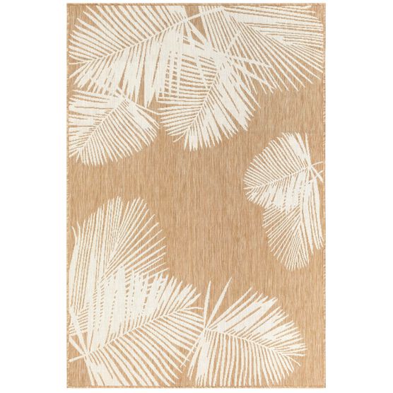 Liora Manne Carmel Palm Indoor/Outdoor Rug 23"X7'6", SAND, hi-res image number null