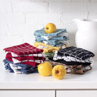 6Pk Terry Check Dish Cloth Dish Cloth, , alternate image number null