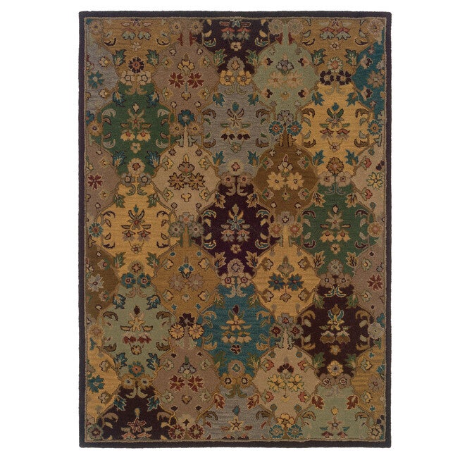 Trio Traditional Multi 5'X7' Area Rug, MULTI, hi-res image number null