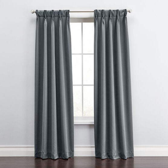 Madison Room Darkening Pinch Pleat Panel Set Of 2 Window