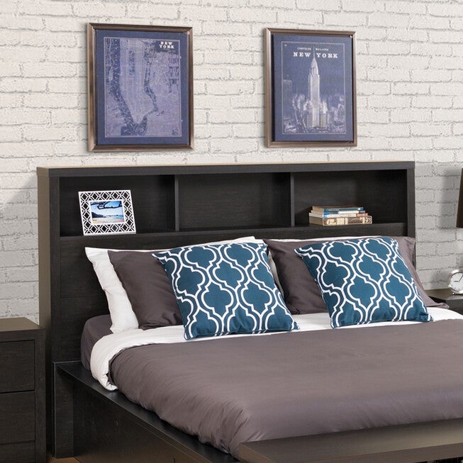 District Double/Queen Headboard, Washed Black, WASHED BLACK, hi-res image number null