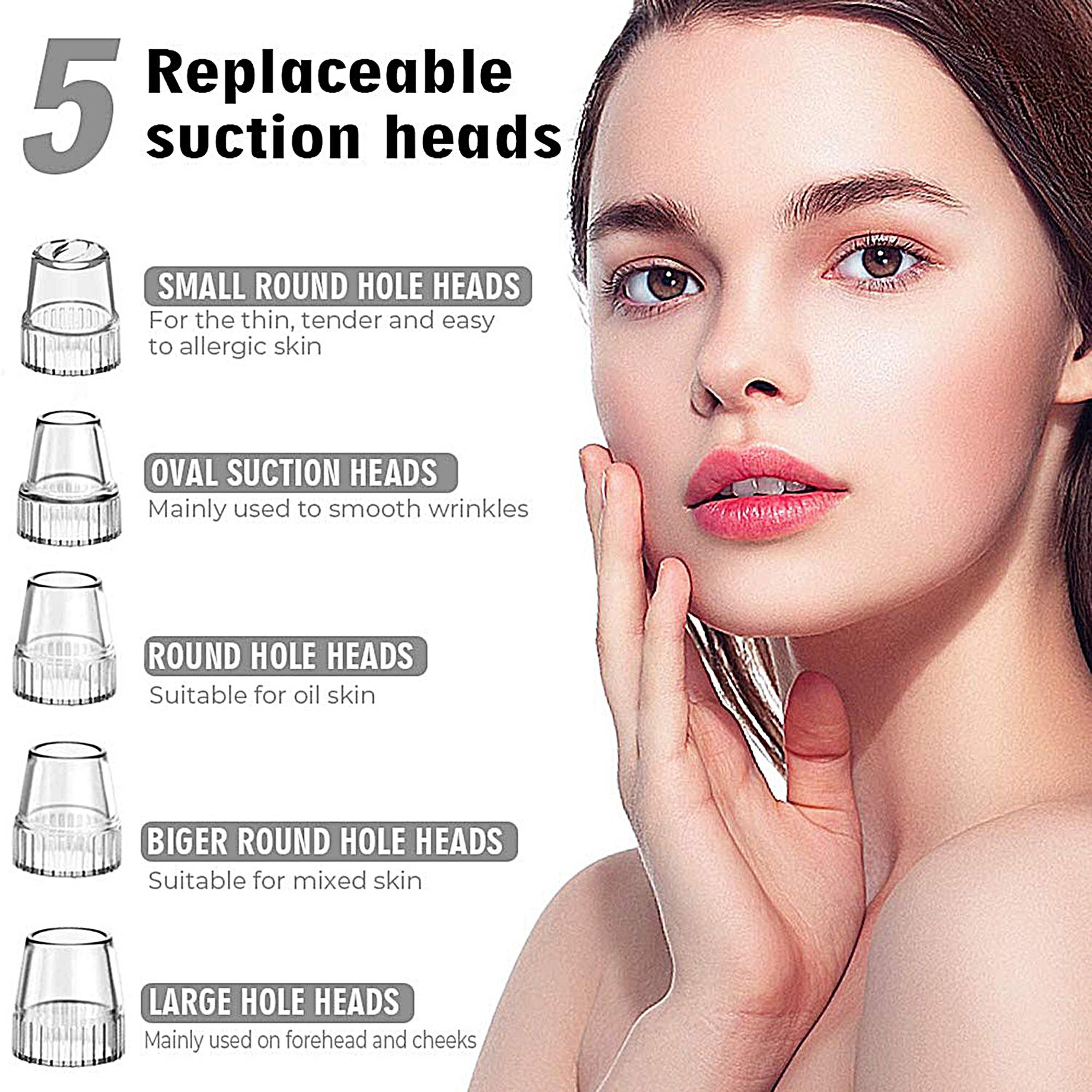 Vacuum Pressure Suction Pore Cleanser Beauty Tools, , alternate image number 3