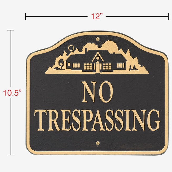 No Trespassing Sign, , alternate image number null