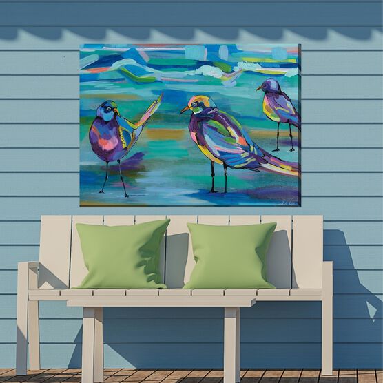 SEASHORE SHUFFLE OUTDOOR ART 40X30, , on-hover image number null