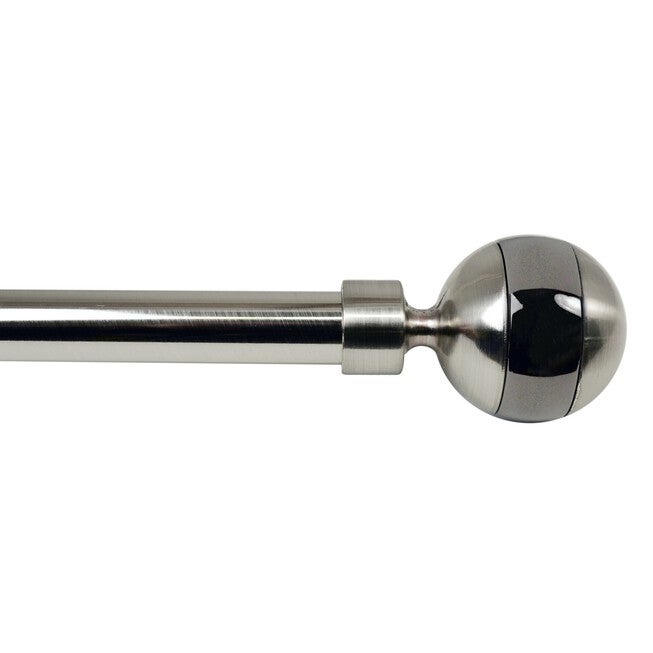 Versailles' Industria Apollo Rod Set (72in - 144in), BRUSHED NICKEL, hi-res image number null